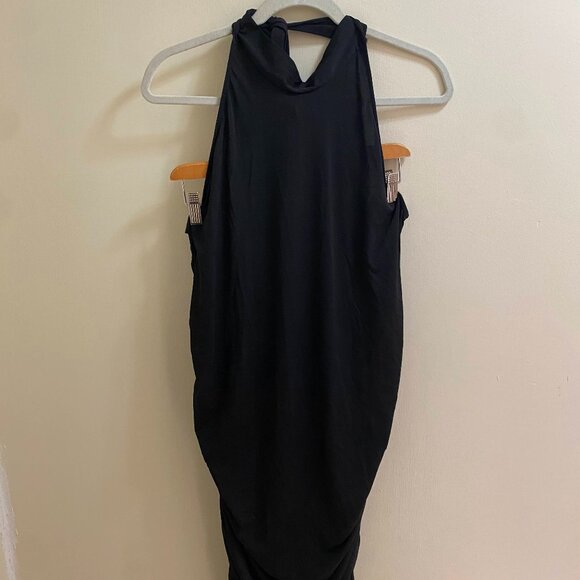 Backless Bodycon Halter Dress - Picture 1 of 5